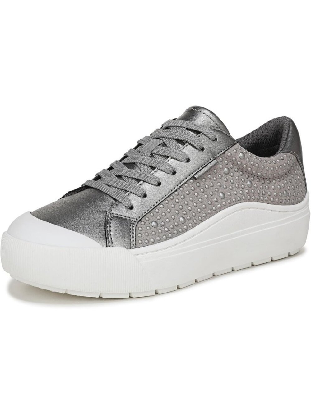 Women's Power Metallic Pearls Fabric Time Off Shoes